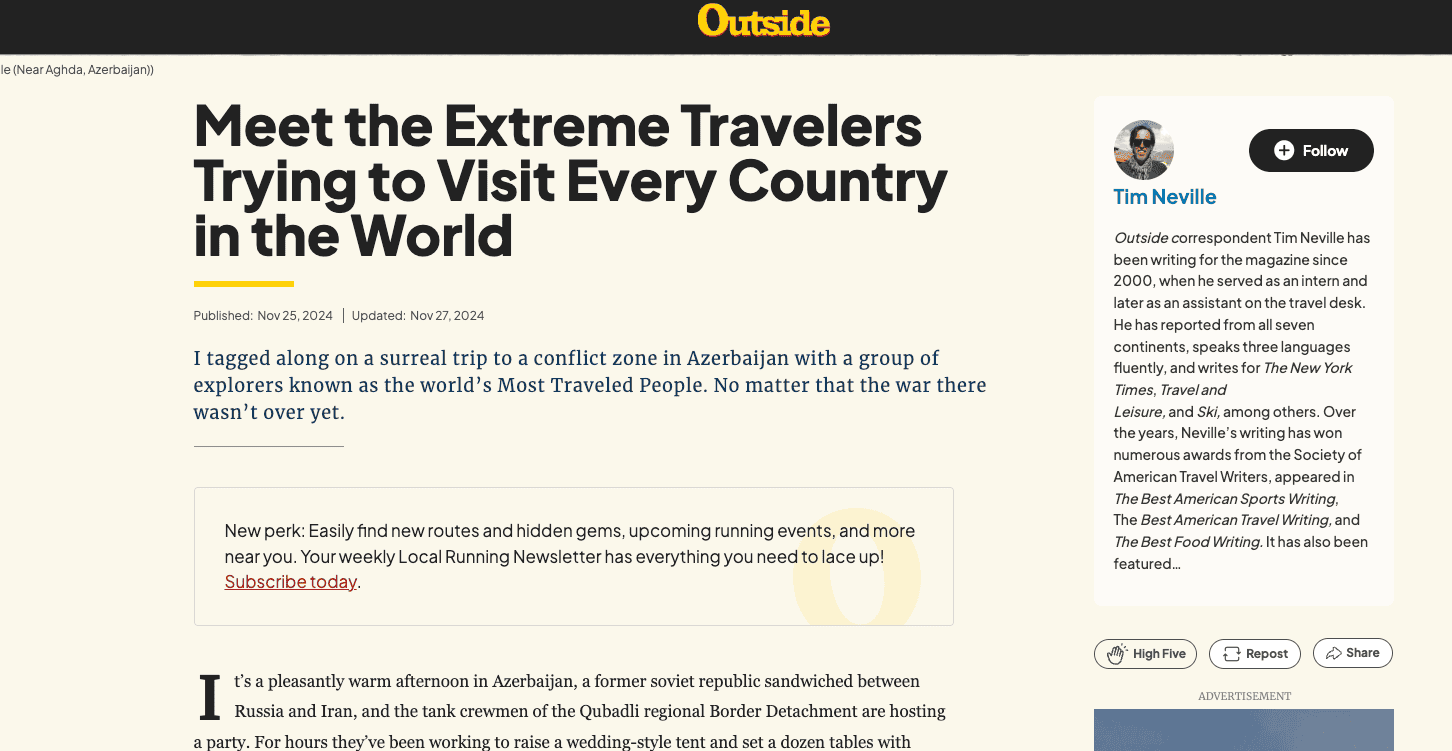 Outside Publication Feature Rambi Francisco November 2024