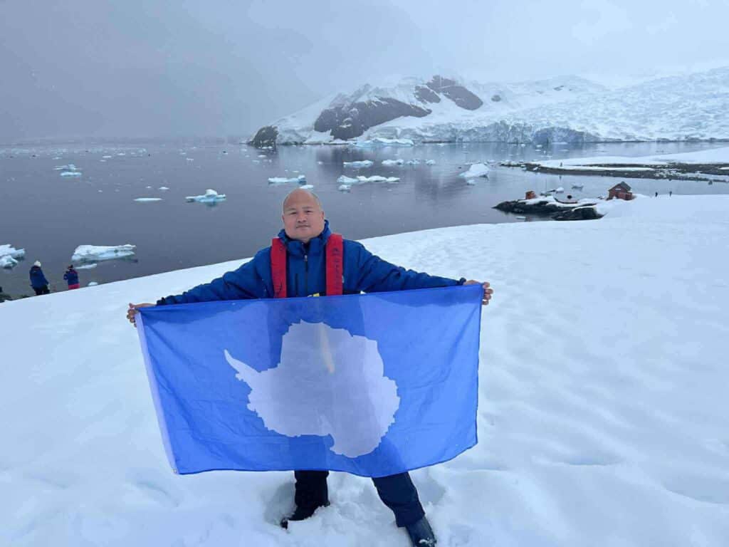 Rambi Francisco in Antartica