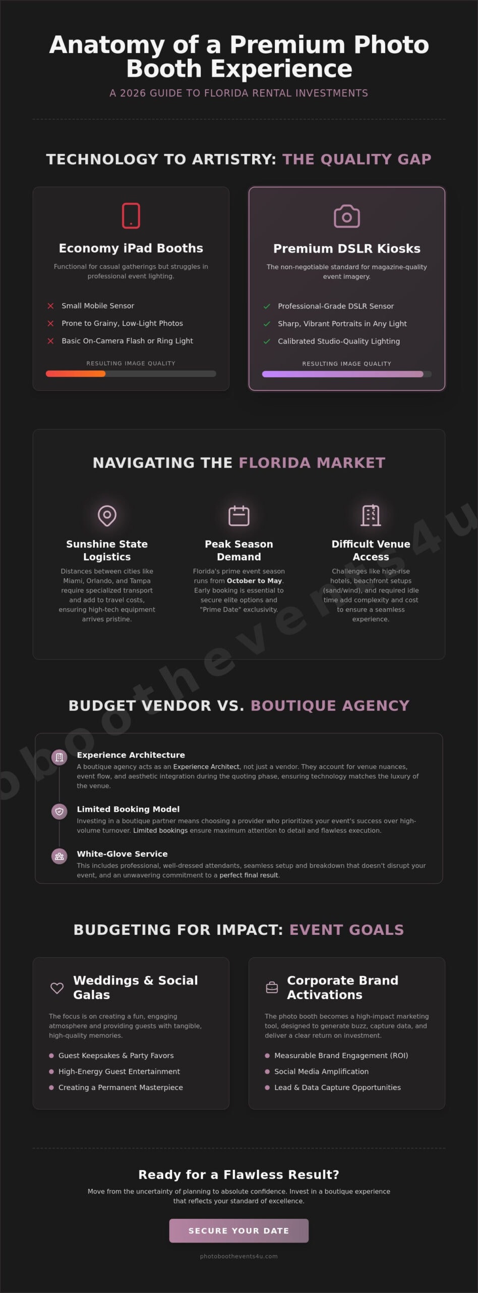 Photo Booth Rental Pricing in Florida: The 2026 Premium Value Guide
