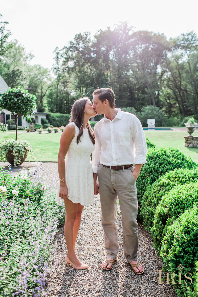 CT backyard engagement shoot: Fairfield County