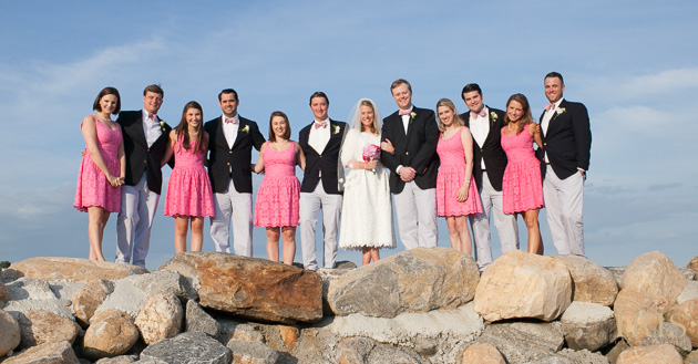 CT Backyard Wedding with Sperry Tent