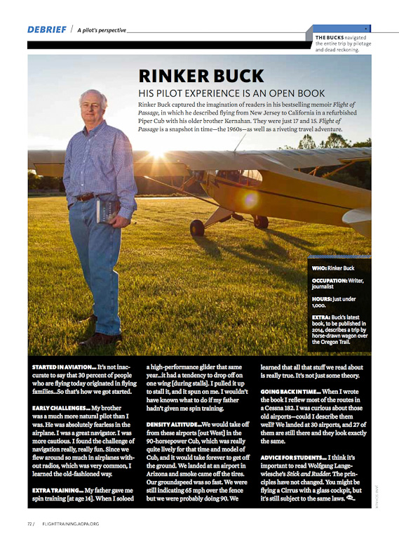 Rinker Buck Piper Cub