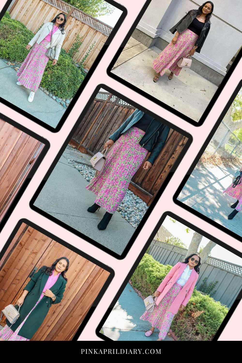 10 Effortless Ways to Wear a Printed Pleated Skirt for Fall