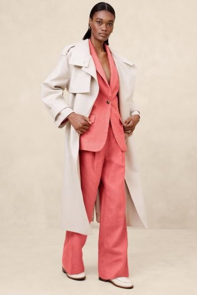 Lina Straight Linen Pant