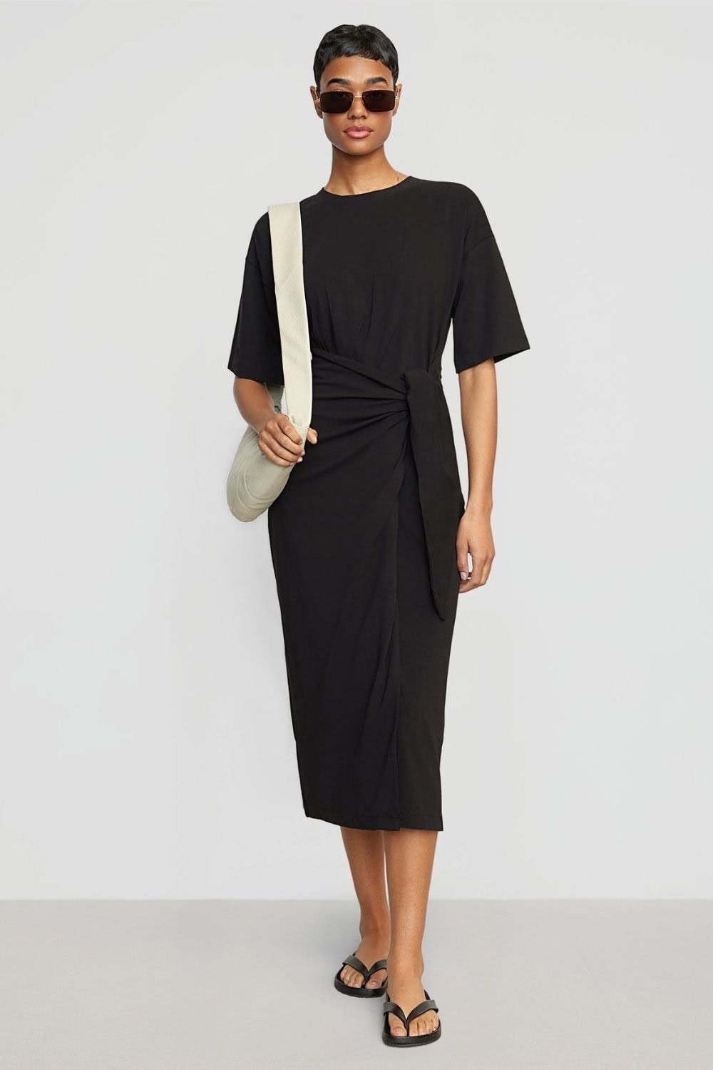 Noa Organic Cotton T-Shirt Wrap Dress