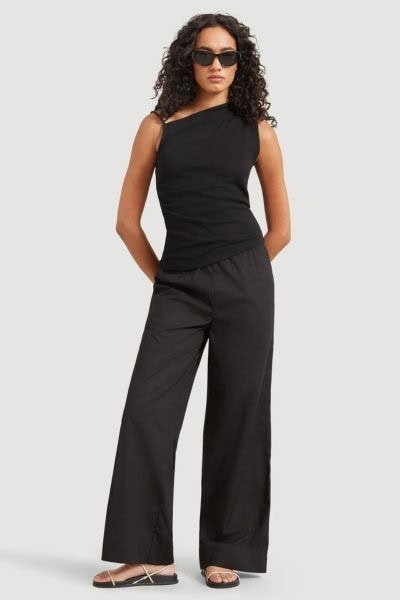 Paula smocked waist wide leg