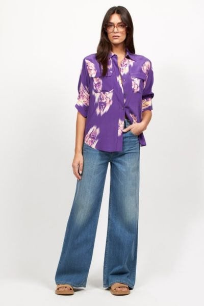 Printed Silk Shirt