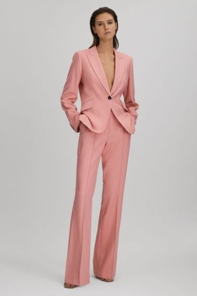 Tailored Single Breasted Suit Blazer