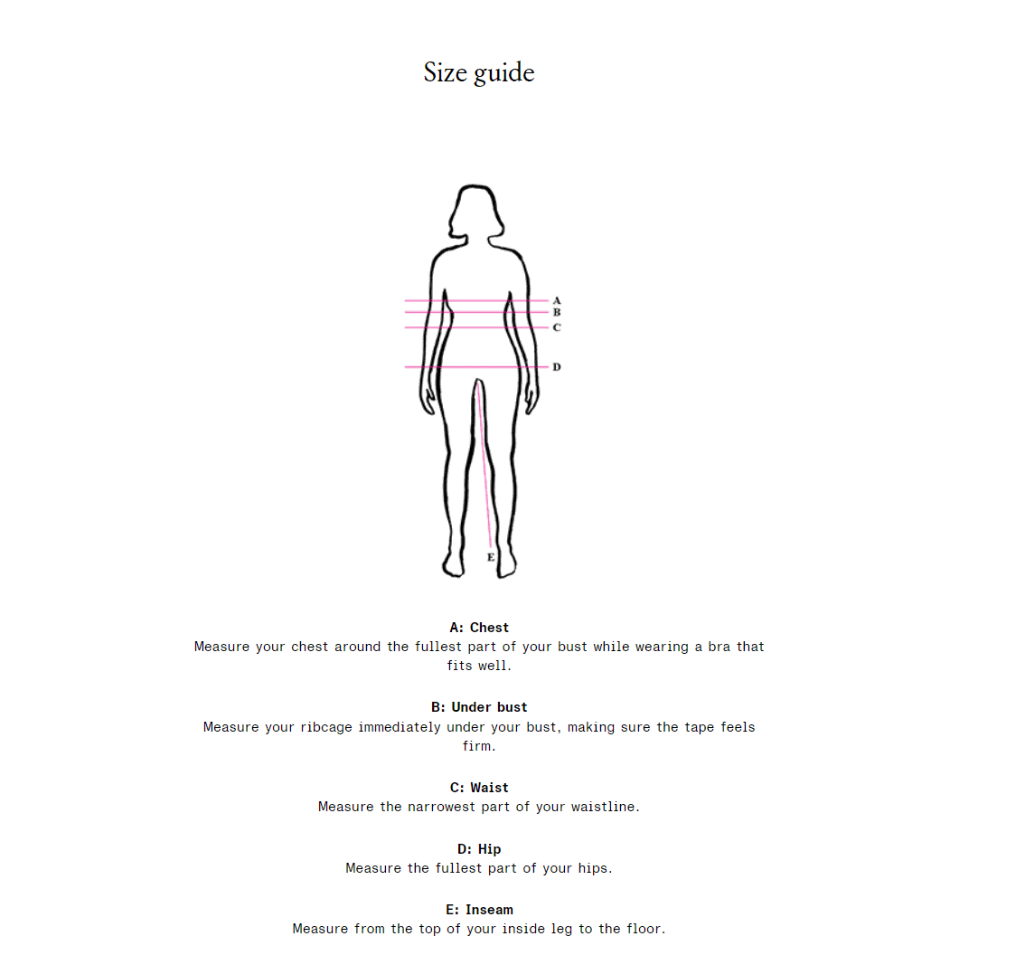 Size guide