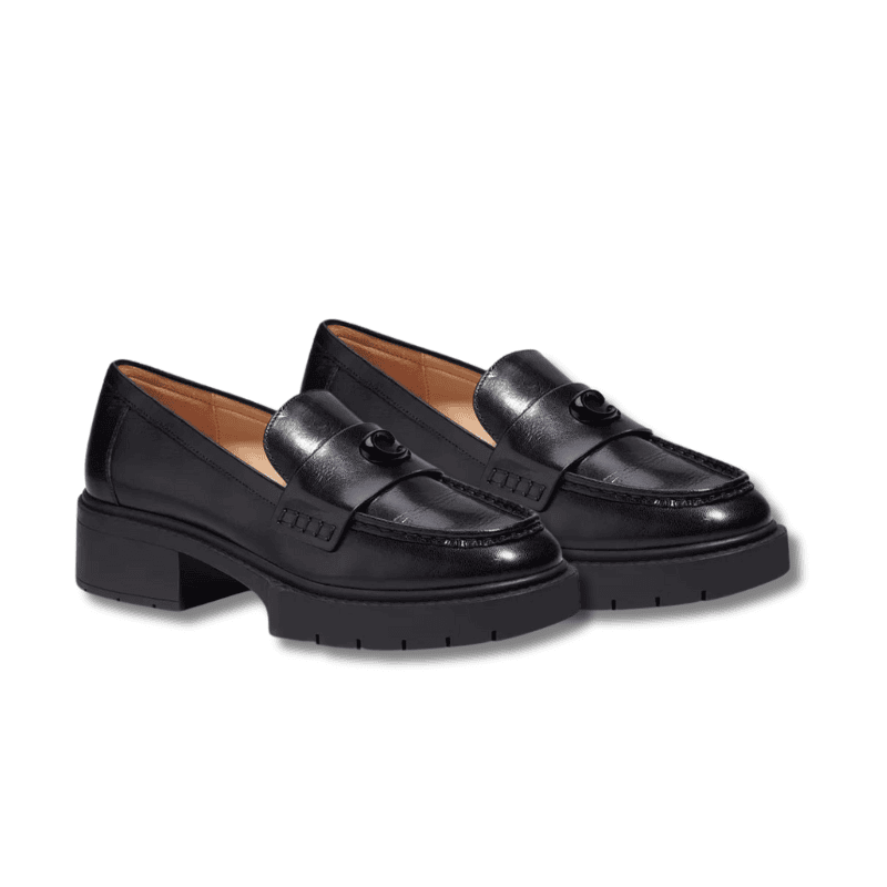 Coach Leah Platform Lug Sole Loafers