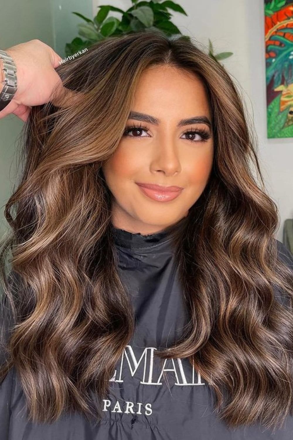 hair-color-for-indians-Golden-Balayage