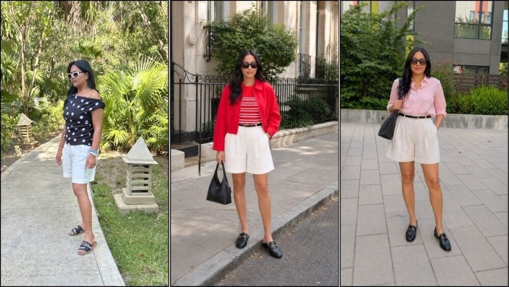 white-linen-shorts-outfits
