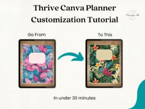 Everything Page 25 Beautiful customizable Canva planner cover templates showcasing vibrant floral designs for personalized planning. Perfect for digital and printable planners, easy to adapt in minutes.