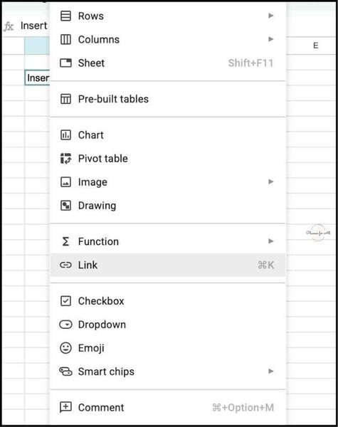 How to Insert Hyperlink in Google Sheets 1 Create a detailed and SEO-optimized description for the image from the provided URL, focusing on keywords related to planners, PLR, and productivity tools.