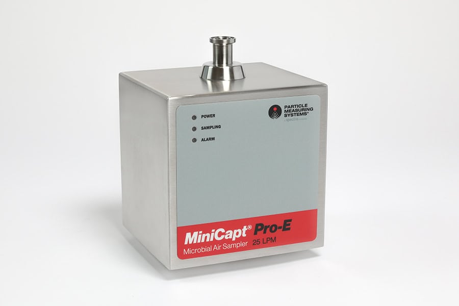 PMS product MiniCapt Pro Plus right facing from particle measuring systems