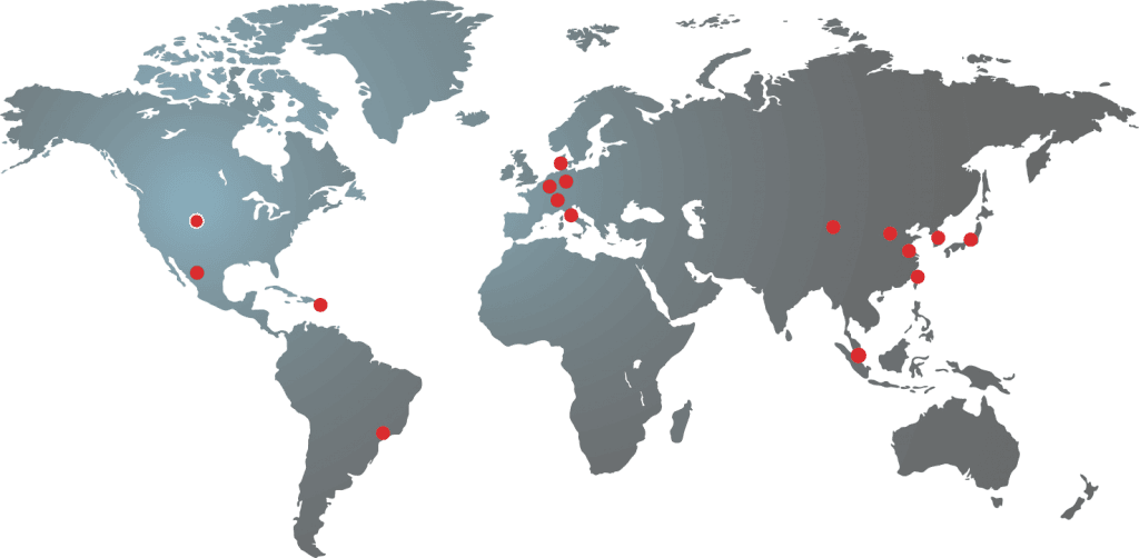 Local offices for consistent and effective support throughout the world.
