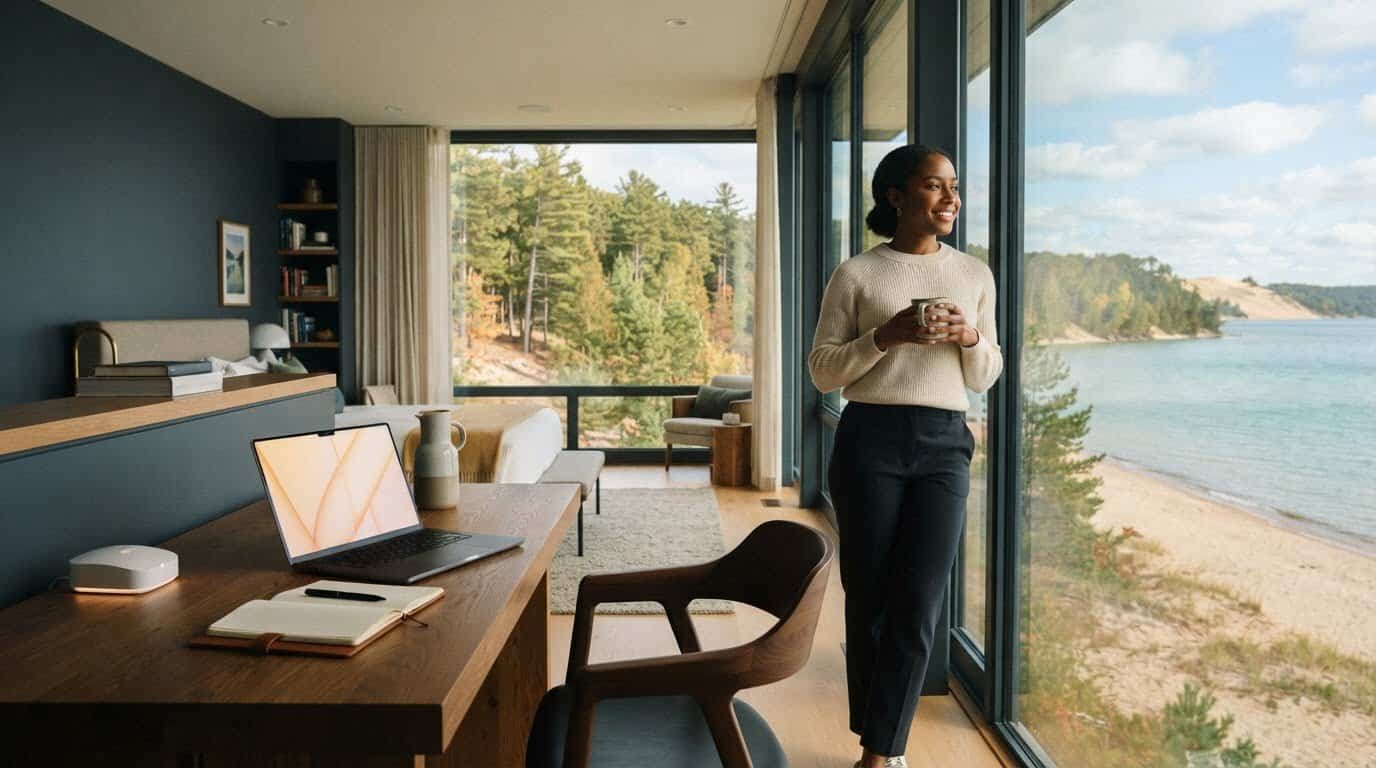 Northern Michigan Workcation Stays for Remote Workers