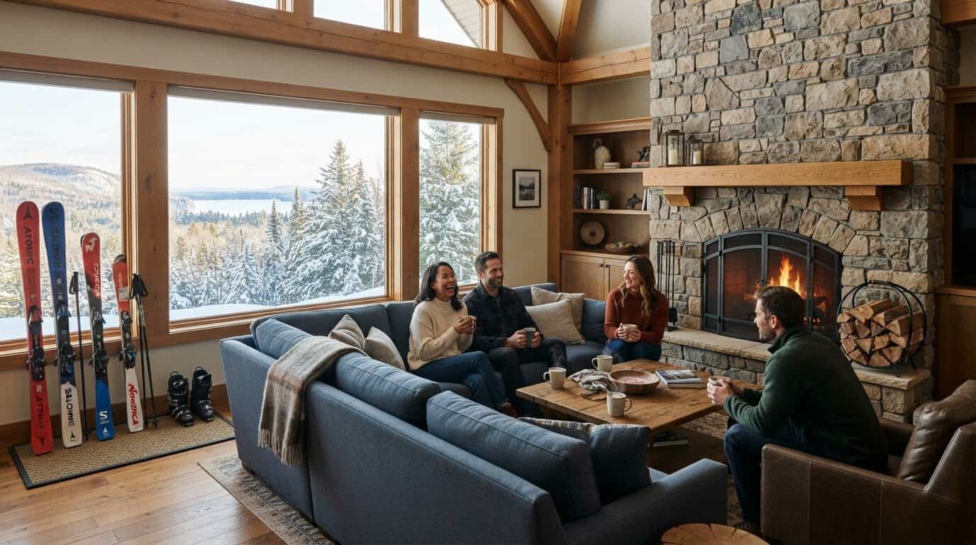 Ski Trip Lodging with a Fireplace: How to Choose a Cozy Stay