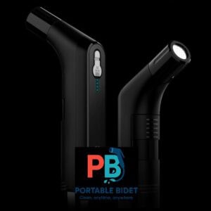 Electric portable bidet sprayer black — USB rechargeable, Canada