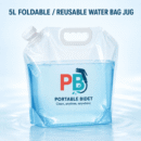 5L foldable reusable water bag