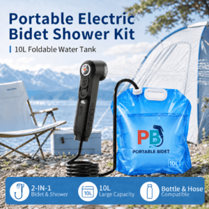 PortableBidet V2 with 10L foldable water bag
