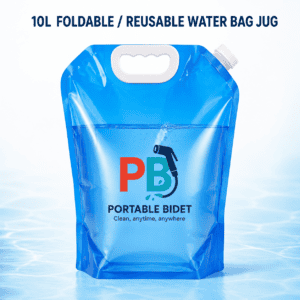 10L foldable reusable water bag