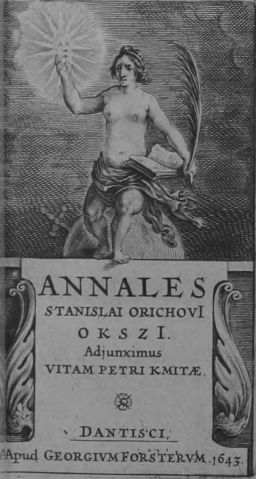 Ілюстрація з книги Стеніслава Оріховського 1643 року.