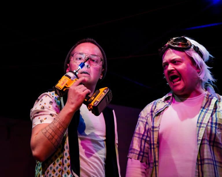 Actors performing in Serials at The Tank, New York photographed by Rainer DeLalio