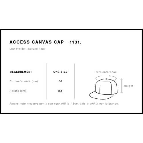 AS Colour Access Canvas Cap | 1131 - Image 2