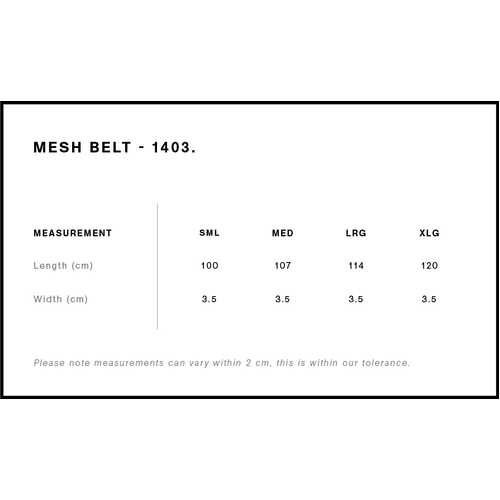 AS Colour Mesh Belt | 1403 - Image 2