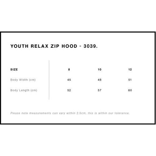 AS Colour Youth Relax Zip Hood | 3039 - Image 2