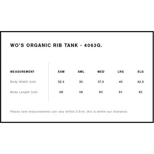 AS Colour Wo's Organic Rib Tank | 4063G - Image 2