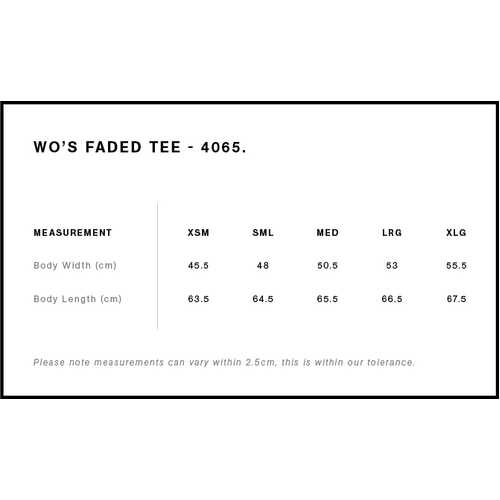 AS Colour Wo's Maple Faded Tee | 4065 - Image 2