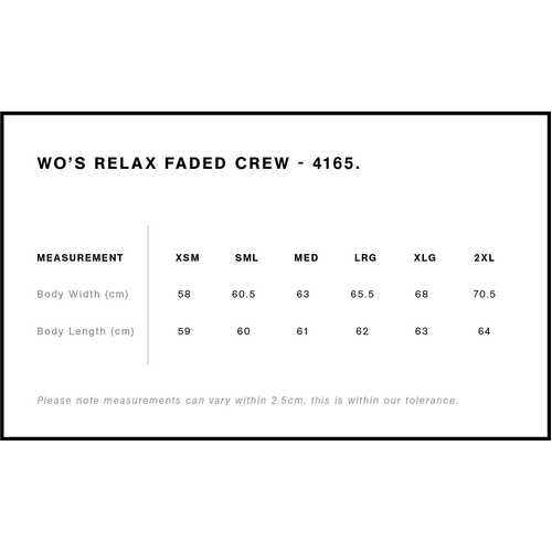 AS Colour Wo's Relax Faded Crew | 4165 - Image 2
