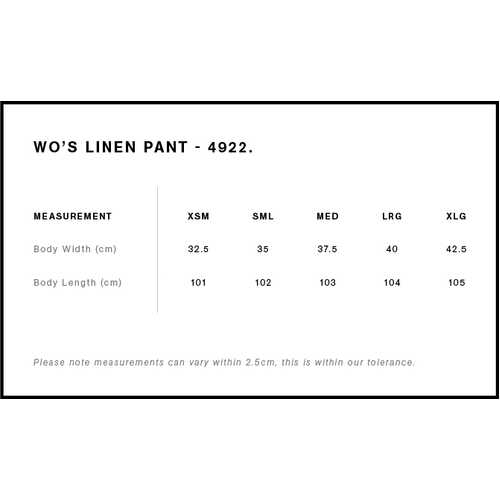 AS Colour Wo's Linen Pants | 4922 - Image 2