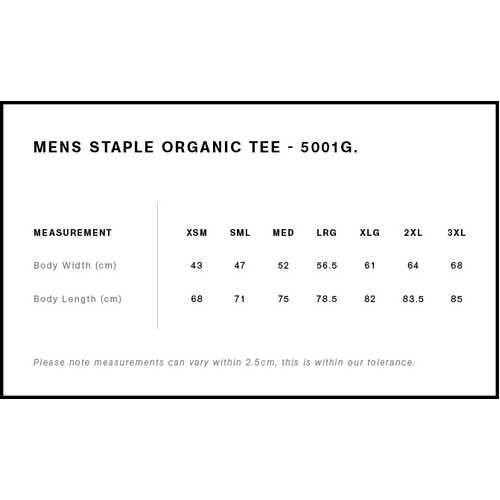 AS Colour Staple Organic Tee | 5001G - Image 2