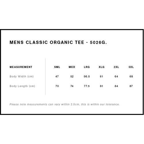 AS Colour Classic Organic Tee | 5026G - Image 2