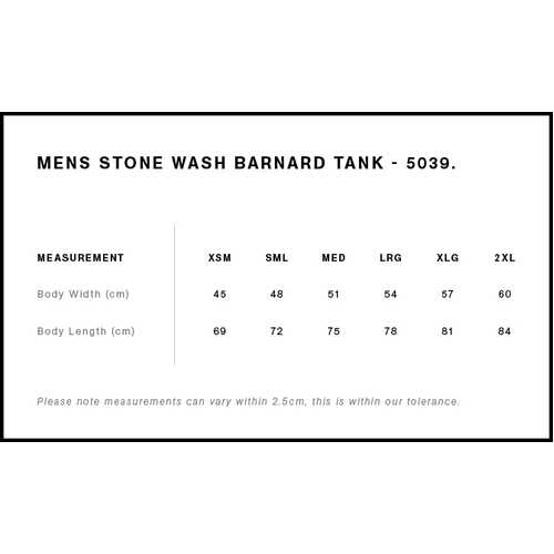 AS Colour Stone Wash Barnard Tank | 5039 - Image 2