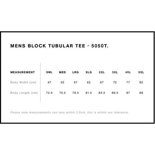 AS Colour Block Tubular Tee | 5050T - Image 2