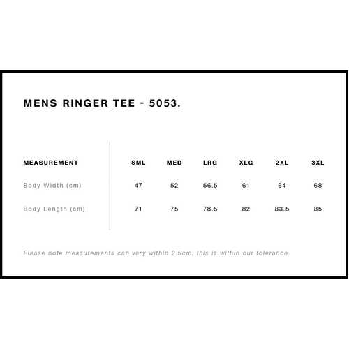 AS Colour Staple Ringer Tee | 5053 - Image 2