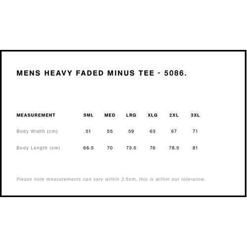 AS Colour Heavy Faded Minus Tee [-5cm] 5086 - Image 2