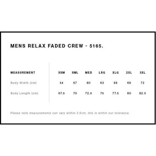 AS Colour Relax Faded Crew | 5165 - Image 2
