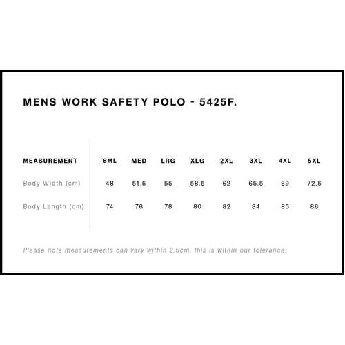 AS Colour Work Safety Polo | 5425F - Image 2