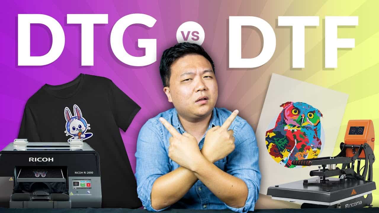 DTG vs DTF Printing Guide
