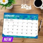 2026 Deskpad Calendar Printing