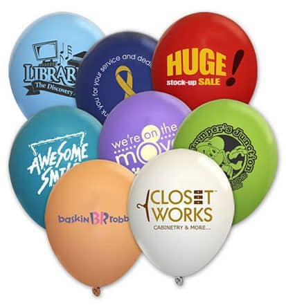 Standard Latex Helium Balloons
