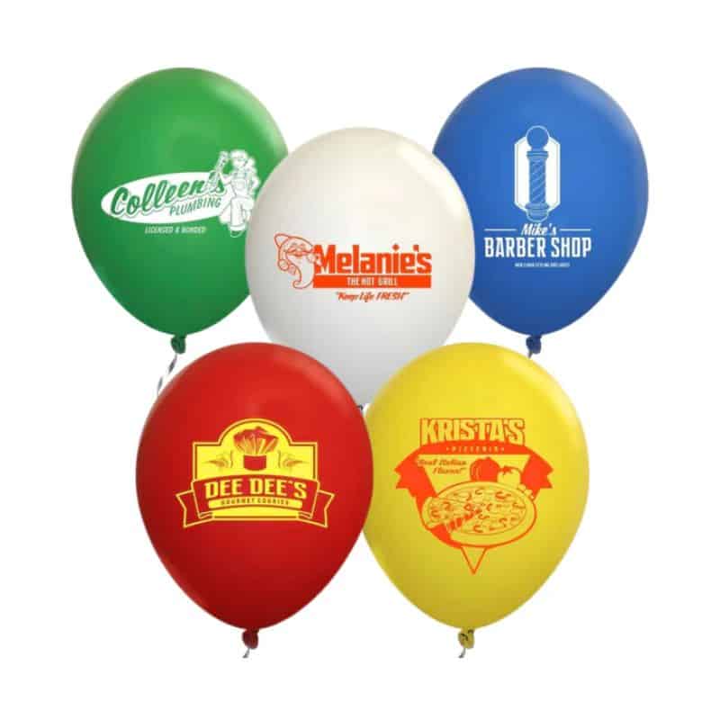 custom printed classic latex balloons