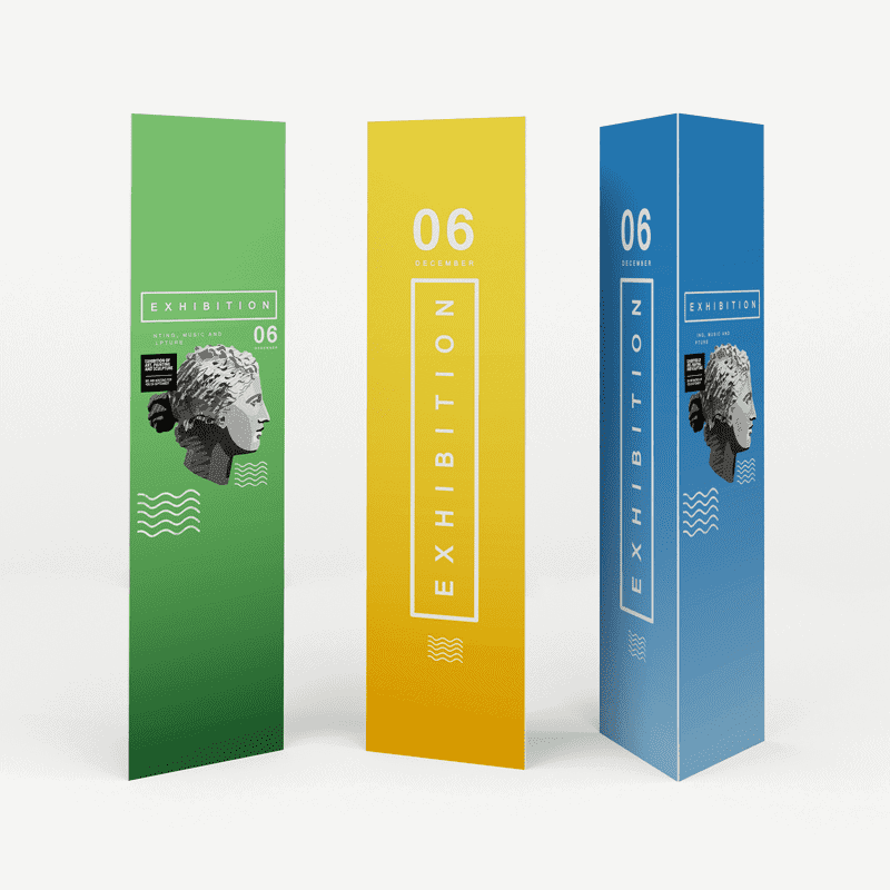 Printed Info Display Totem