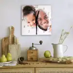 Custom Printed Canvas Clock