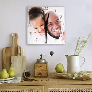 Custom Printed Canvas Clock